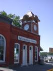 Information Center beneath the Clock Tower on Main Street, Prescott, Wisconsin
