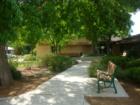 Wyoming Library located in Albuquerque. This library is actually just west of Wyoming and south of Menaul and is home to the rose garden. 