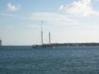 Beautiful Key West Sky Over a Sailboat