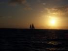 Key West Cutter Ship at Sunset