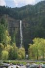 Multnomah Falls along the Columbia River heading east from Portland.
