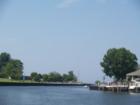 Marina looking out to Lake Michigan.
