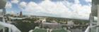Panoramic photo of Fort Lauderdale Skyline from the 15th floor of Riverfront Condo Building. 