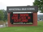 Minnetonka High School on Highway 7, Minnetonka, Minnesota