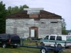 Historic structure near the Red Cliff Marina, Red Cliff, Wisconsin