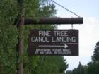 The Pine Tree canoe landing, north of Brule, Wisconsin, is managed by the Wisconsin Department of Natural Resources.