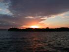 Breathtaking sunset at Wisconsin Point, Douglas County, Wisconsin