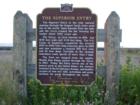 "Superior Entry" historical marker at Wisconsin Point, Superior, Wisconsin