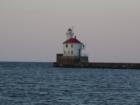 Famed lighthouse at Wisconsin Point, Superior, Wisconsin