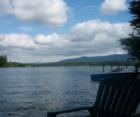 View from Black Cat Island of Lake Winnepesauke