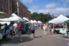 Portsmouth Farmer's Market - fresh locally grown produce, locally made products, hear local musicians, & catch up with friends and family - Saturday mornings from late spring thru late fall