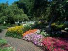 Part of the gorgeous flower gardens in Prescott Park, a beautiful downtown park in Portsmouth right along the Piscataqua River.