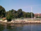 Along the shoreline in downtown Portsmouth New Hampshire.