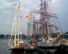 3 Tall Ships tied up at the State Pier in downtown Portsmouth - what a site to see!