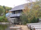 Covered Bridge from the beach 