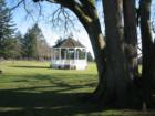 Historic Gazebo on the Parade Grounds at the Ft. Vancouver National Historic Landmark.  Photo by John Slocum, ClarkCountyExpert.com, Winter 2007.