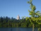 Capitol dome over Capitol Lake