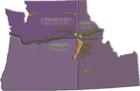 Reference Map to show location of Clarkston WA across Snake River from Lewiston ID. Gateway to Hells Canyon.
