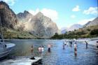 Swimming at Kirby Creek  Hells Canyon