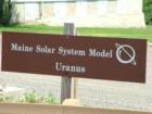 Part Of The Solar System In Northern Maine.  This Is The Planet In Bridgewater!