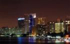 West Avenue Waterfront Condos at Nighttime - South Beach