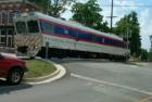Train going through Midway