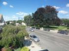 Overlooking bustling Centre Street in West Roxbury 