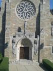 Architectural Details of the Main Entrance at Saint Teresa's West Roxbury