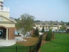 The community pool and amenities are now complete at Amberly.  Photo taken 8/11/2007
