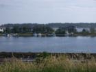 Homes on the peninsula at Barker's Island, Superior, Wisconsin