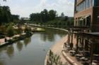 The Woodlands Waterway - looking down towards Gooses Acres.