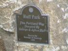 Huff Park Memorial in Montvale New Jersey