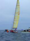 Transpac '07 Yachts leaving Long Beach Harbor - Heading for the finish line at Waikiki, Hawaii