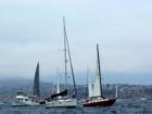 Transpac '07 Yachts leaving Long Beach Harbor - Heading for the finish line at Waikiki, Hawaii
