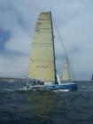 Transpac '07 Yachts leaving Long Beach Harbor - Heading for the finish line at Waikiki, Hawaii
