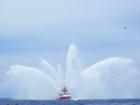 Transpac '07 Yachts leaving Long Beach Harbor - Heading for the finish line at Waikiki, Hawaii