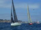 Transpac '07 Yachts leaving Long Beach Harbor - Heading for the finish line at Waikiki, Hawaii