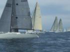 Transpac '07 Yachts leaving Long Beach Harbor - Heading for the finish line at Waikiki, Hawaii