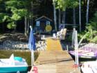 Moose Lake dock.