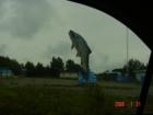 Big Fish Statue at Larder Lake