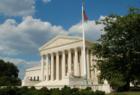 The Supreme Court building, with it's motto: "Equal Justice Under the Law"