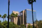 Anaheim City Hall.  Anaheim was founded in 1857.