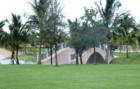 Walking bridges throughout Village Walk in Wellington Florida