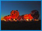 Balloons at dusk
