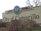 Camarillo Welcome Sign along northbound freeway frontage road