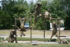 Jungle Gym Statue located at Sterling Ridge Shopping Center