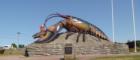 Lobster Monument in Shediac created in reinforced concrete by Winston Bronnum