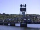 Lift bridge connects Stillwater, Minnesota with Somerset, Wisconsin.
