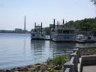 Paddlewheel riverboats on the Saint Croix at Stillwater, Minnesota