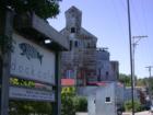 Historic mill behind the Dock Cafe along Stillwater's riverfront